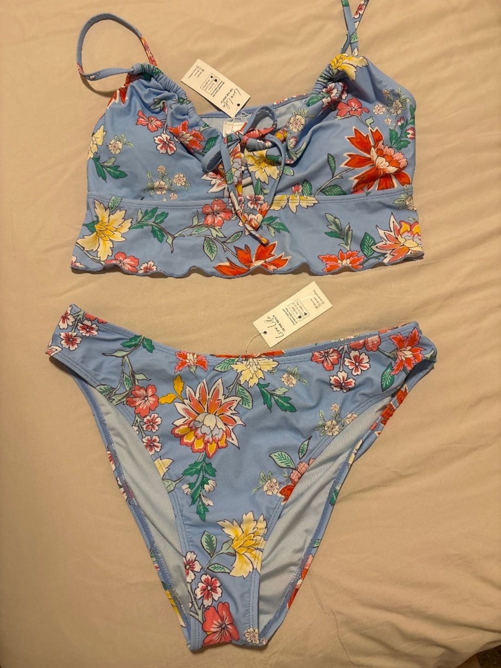two piece swimsuit